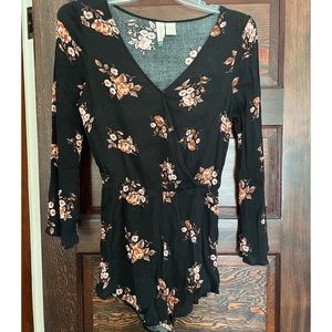 Small Floral Romper